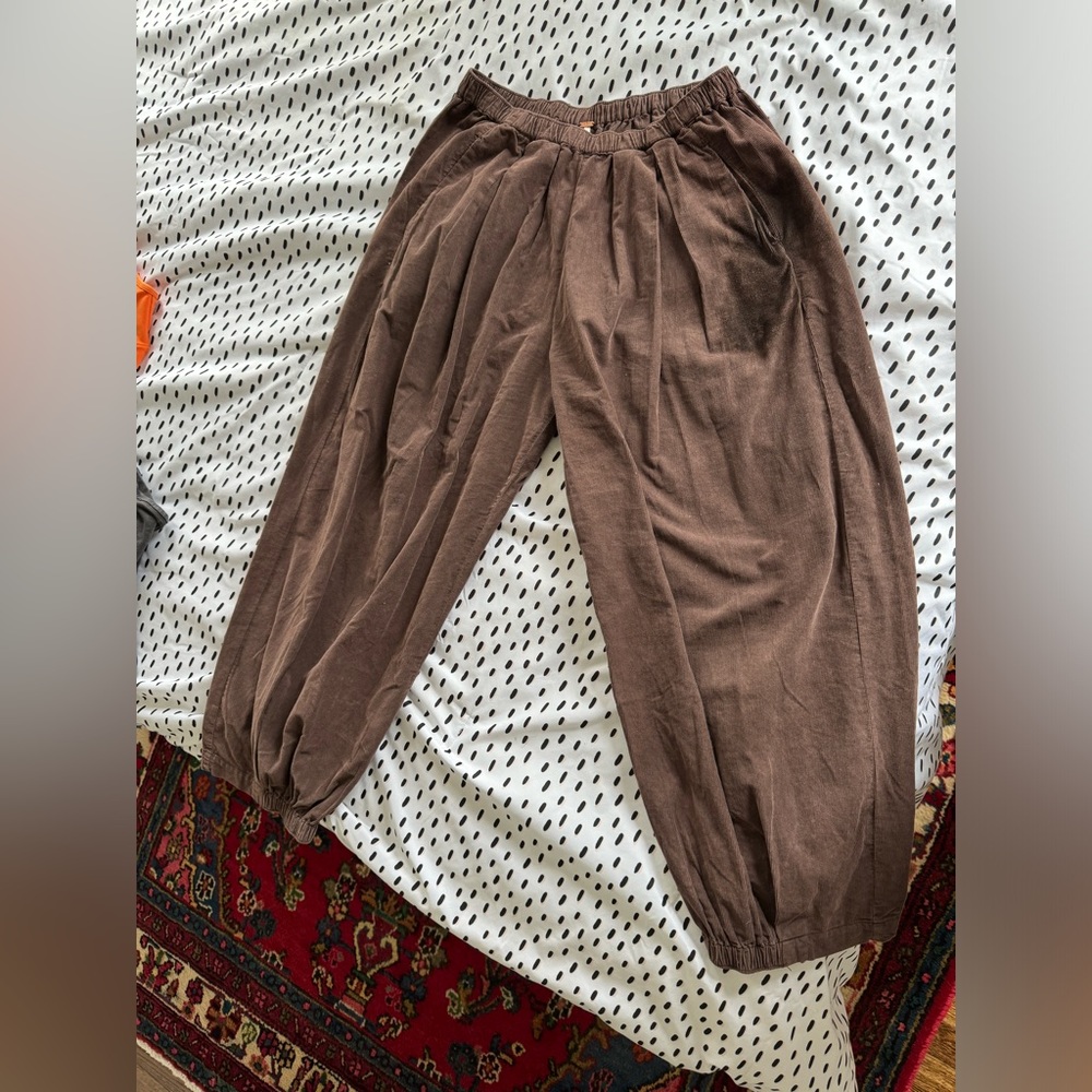 To the sky cord parachute pants